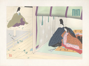 Autumn Gale (chapter 28) from the album Illustrations for Genji monogatari in Fifty-Four Wood-Cut Prints